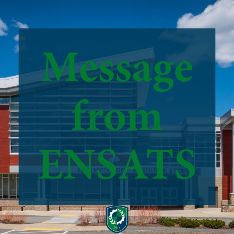 Message from ENSATS 8/31/2023