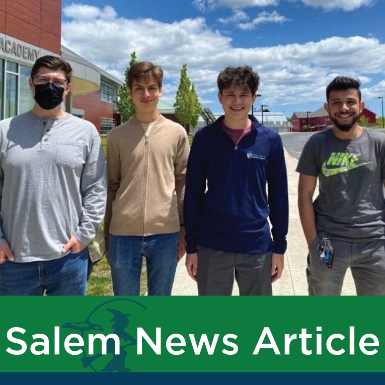 Salem News Article: Essex Tech sends off its first students accepted into Ivy League