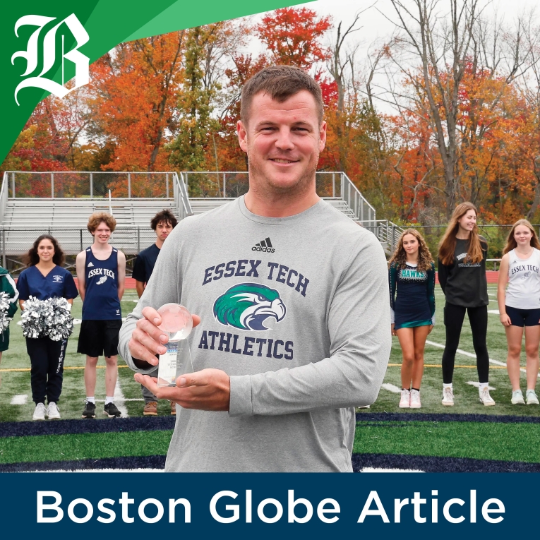 Article du Boston Globe : Essex Tech « donne de l'importance au sport » avec son approche de l'enseignement professionnel et de l'athlétisme